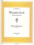 Cover icon of Wanderlied, Op. 35/3, D major sheet music for alto and piano by Robert Schumann, classical score, easy/intermediate skill level