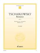 Cover icon of Romance, Op. 5 sheet music for piano solo by Pyotr Ilyich Tchaikovsky, classical score, easy/intermediate skill level