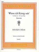 Cover icon of If I were King, Overture sheet music for piano solo by Adolphe Adam, classical score, easy/intermediate skill level