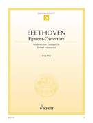 Cover icon of Egmont, Op. 84, Overture sheet music for piano solo by Ludwig van Beethoven, classical score, easy/intermediate skill level