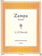 Cover icon of Zampa, Overture sheet music for piano solo by Louis Joseph Ferdinand Herold, classical score, advanced skill level