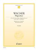 Cover icon of Pilgrim's Chorus, from the opera "Tannhäuser",  WWV 70 sheet music for piano (with text) by Richard Wagner, classical score, easy/intermediate skill level