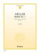 Cover icon of Ballade No. 1 in D major, Op. 115 sheet music for piano solo by Stephen Heller, classical score, intermediate/advanced skill level