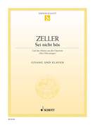 Cover icon of Sei nicht bos, Martin's song from the operetta "Der Obersteiger" sheet music for tenor (baritone) and piano by Carl Zeller, classical score, intermediate/advanced skill level