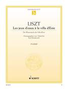 Cover icon of Les jeux d'eaux a la villa d'Este, from "Années de pélerinage" sheet music for piano solo by Franz Liszt, classical score, advanced skill level