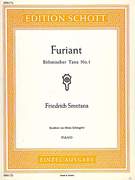 Cover icon of Furiant, Bohemian Dance No. 1 sheet music for piano solo by Bedrich Smetana, classical score, advanced skill level