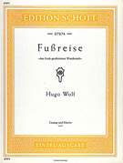 Cover icon of Fussreise, "Am frisch geschnittenen Wanderstab" sheet music for alto and piano by Hugo Wolf, classical score, easy/intermediate skill level