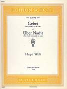 Cover icon of Gebet, "Herr! Schicke, was du willt" / "Über Nacht kommt still das Leid" sheet music for soprano and piano by Hugo Wolf, classical score, easy/intermediate skill level