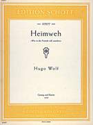 Cover icon of Heimweh, "Wer in die Fremde will wandern" sheet music for mezzo-soprano and piano by Hugo Wolf, classical score, easy/intermediate skill level