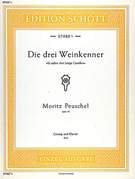 Cover icon of Die drei Weinkenner, Op. 43 sheet music for bass and piano by Moritz Peuschel, classical score, easy/intermediate skill level