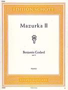Cover icon of Mazurka II in B-flat major, Op. 54 sheet music for piano solo by Benjamin Godard, classical score, easy/intermediate skill level