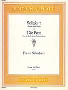 Cover icon of Seligkeit, D 433 / Die Post, D 911 sheet music for mezzo-soprano and piano by Franz Schubert, classical score, easy/intermediate skill level