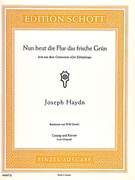 Cover icon of Nun beut die Flur das frische Grun, Aria from the oratorio "The Creation" sheet music for soprano and piano by Franz Joseph Haydn, classical score, easy/intermediate skill level