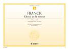 Cover icon of Choral in A minor sheet music for organ by Cesar Franck, classical score, advanced skill level