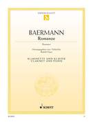 Cover icon of Romance sheet music for clarinet and piano by Carl Baermann, classical score, easy/intermediate skill level