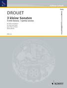 Cover icon of Sonata No. 1, C major sheet music for flute and piano by Louis Drouet, classical score, easy/intermediate skill level