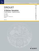 Cover icon of Sonata No. 1, C major sheet music for two flutes by Louis Drouet, classical score, easy/intermediate skill level