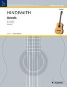 Cover icon of Rondo sheet music for three guitars by Paul Hindemith, classical score, advanced skill level