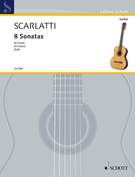 Cover icon of Sonata in D minor, K. 1 sheet music for guitar solo by Domenico Scarlatti, classical score, intermediate/advanced skill level
