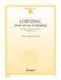 Auch ich war ein Jungling Stadinger's song from the opera "Der Waffenschmied" sheet music download