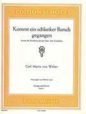 Kommt ein schlanker Bursch gegangen Aria from the opera "Der Freischütz" Op. 77 sheet music download