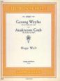 Anakreons Grab / Gesang Weylas sheet music download
