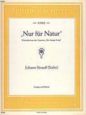 Nur fur Natur Waltz song from the operetta "Der lustige Krieg" sheet music download