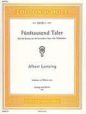 Funftausend Taler Aria of Baculus from the comic opera "Der Wildschütz" sheet music download