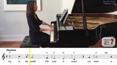 Joy to the World Piano Accompaniment Video