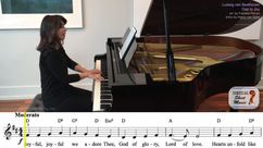 Ode to Joy Piano Accompaniment Video