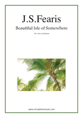 Cover icon of Beautiful Isle of Somewhere sheet music for piano, voice or other instruments by John S. Fearis, easy skill level