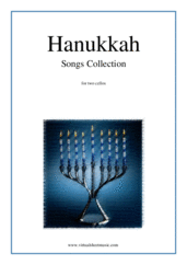 Cover icon of Hanukkah Songs Collection (Chanukah songs) sheet music for two cellos, easy duet