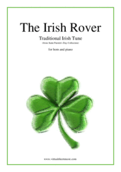 Cover icon of The Irish Rover sheet music for horn and piano, easy skill level