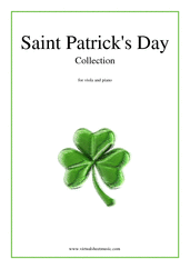 Cover icon of Saint Patrick's Day Collection, Irish Tunes and Songs sheet music for viola and piano, easy skill level