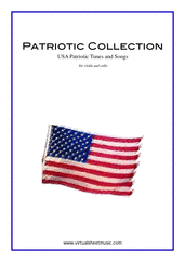 Cover icon of Patriotic Collection, USA Tunes and Songs sheet music for violin and cello, intermediate duet