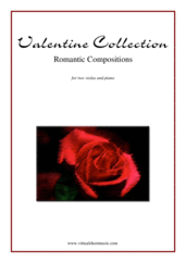 Cover icon of Valentine Sheet Music for two violas and piano, classical score, intermediate/advanced duet