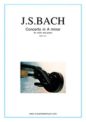 Johann Sebastian Bach: Concerto in A minor