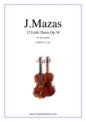 Jaques Fereol Mazas: Little Duets Op.38, 12 - COMPLETE