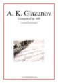Alexander Konstantinovich Glazunov: Concerto Op. 109
