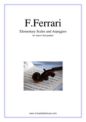 Fabrizio Ferrari: Elementary Scales & Arpeggios