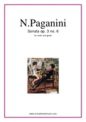 Nicolo Paganini: Sonata Op.3 No.6