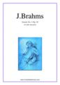 Johannes Brahms: Sonata No.1 in E minor Op.38