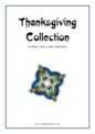 Thanksgiving Collection (easy/intermediate) for piano, voice or other instruments