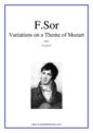 Fernando Sor: Variations On A Theme Of Mozart Op.9