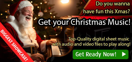 Get ready now for Christmas with our Christmas Sheet Music Collections