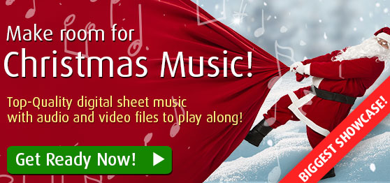 Get ready now for Christmas with our Christmas Sheet Music Collections