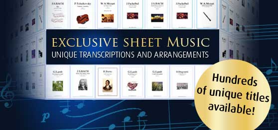 Top Quality Exclusive Sheet Music Collections for all instruments