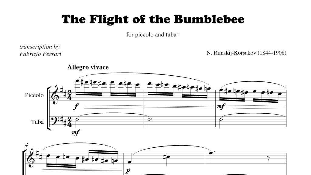 Exclusive Sheet Music