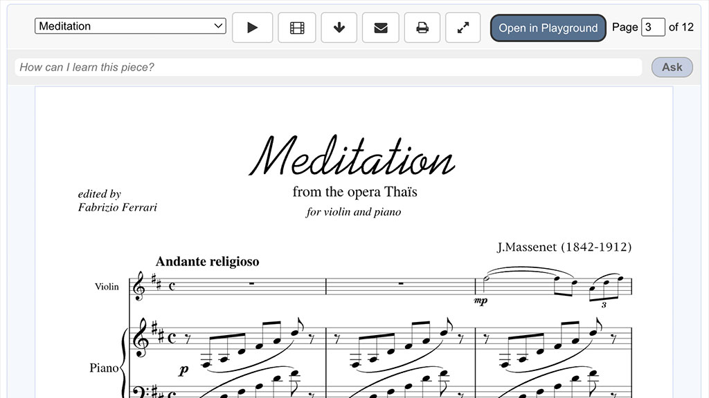 High-Quality Sheet Music