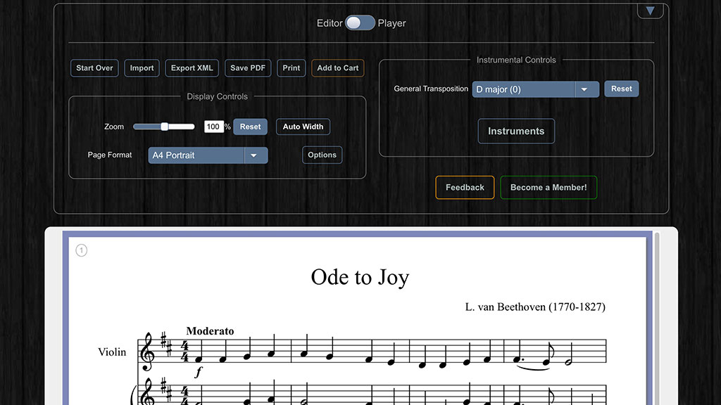 High-Quality Sheet Music